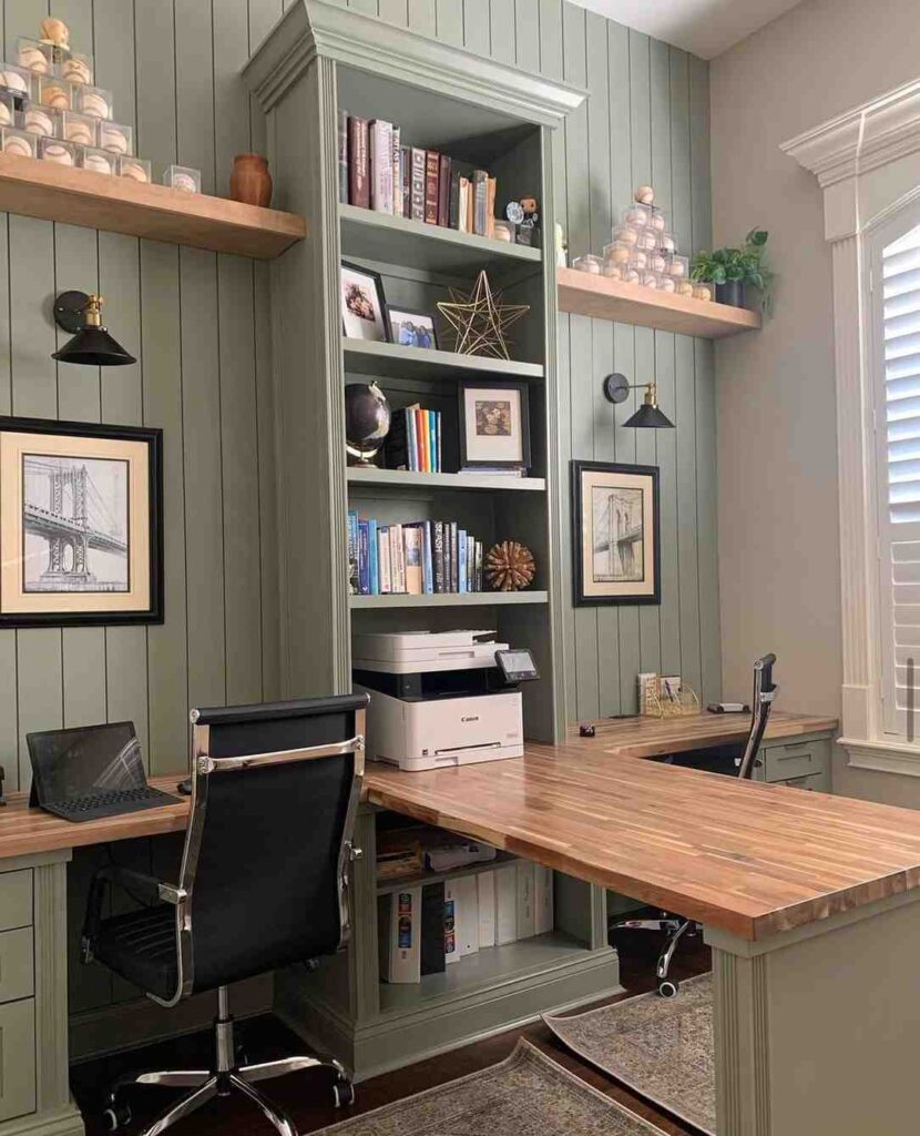 5 Best Sherwin Williams Paint Colors for Home Office Spaces That Feel Calm and Productive smallhometours.com 9 1