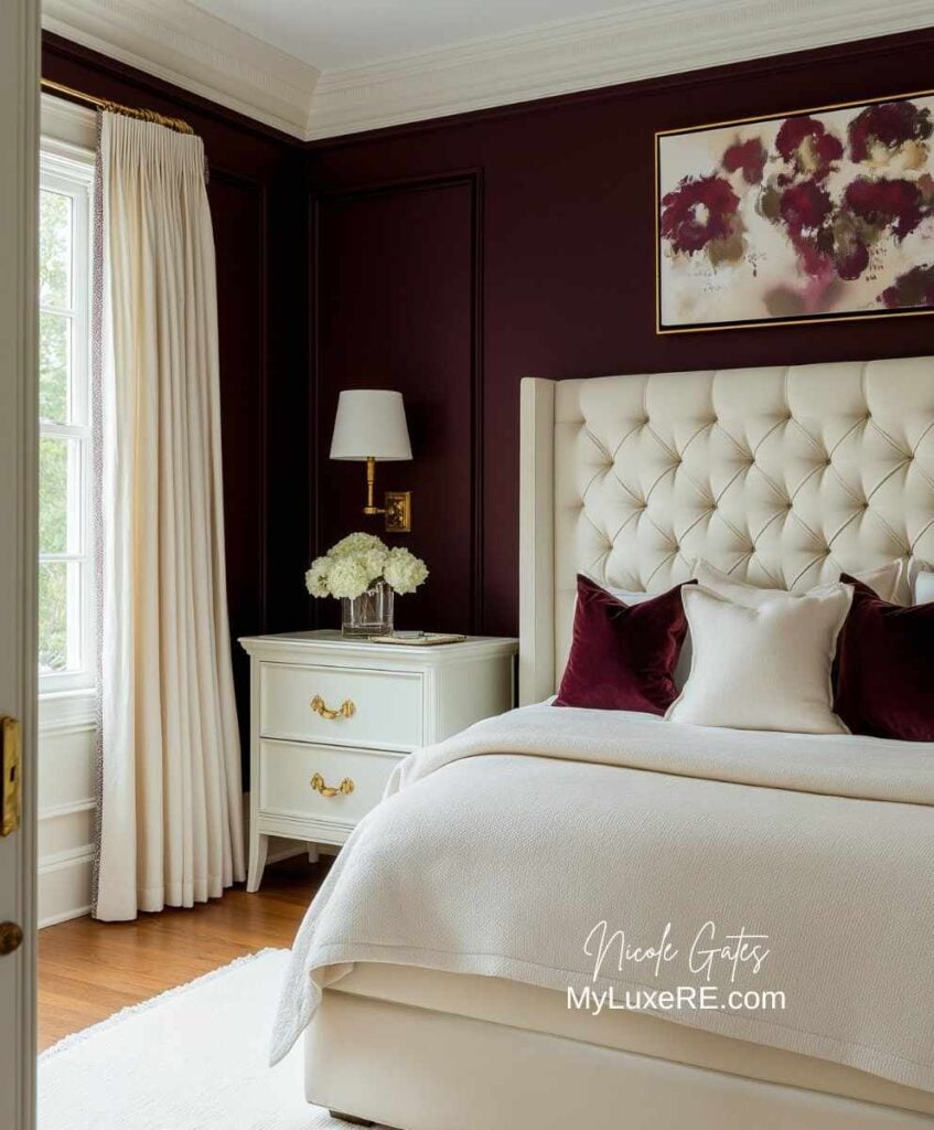5 Romantic Bedroom Paint Color Ideas for a Cozy and Dreamy Space smallhometours.com 9