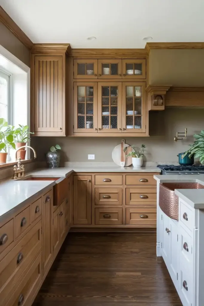 What Color to Paint Kitchen Walls With Honey Oak Cabinets 5 Beautiful Paint Colors That Work Perfectly smallhometours.com 3