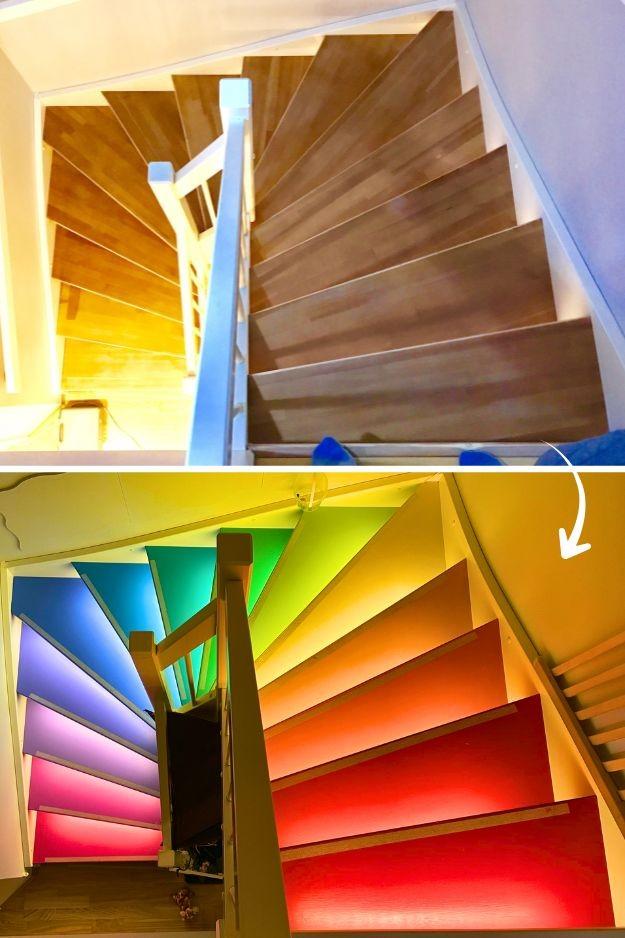 25 Basement Stair Remodel Ideas That Add Style and Function smallhometours.com 5