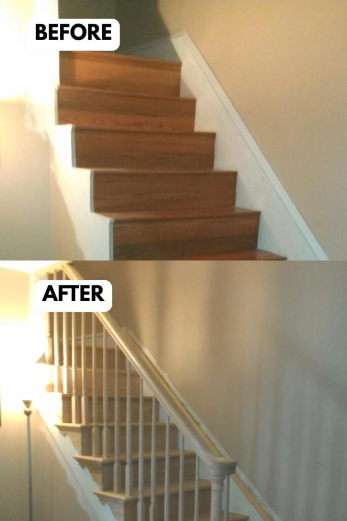 25 Basement Stair Remodel Ideas That Add Style and Function smallhometours.com 8