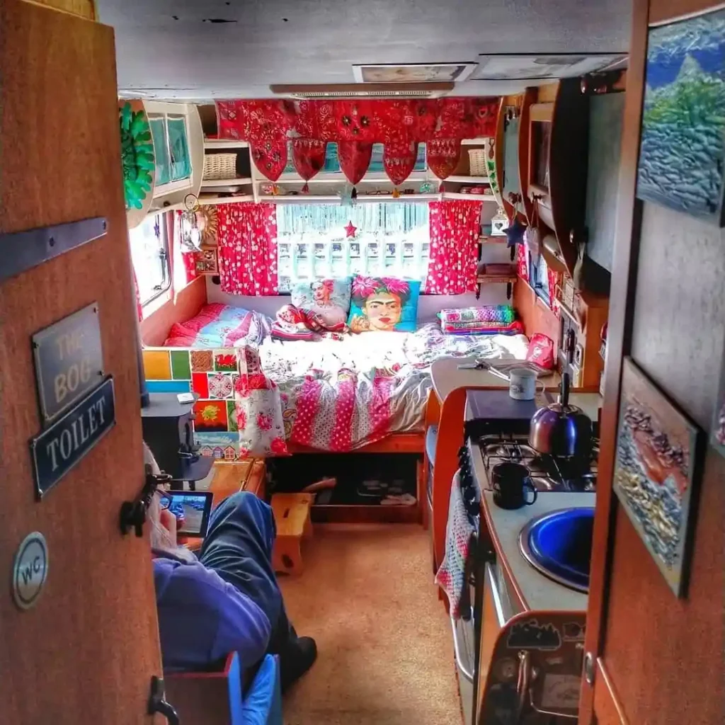 25 Boho Hippie Camper Interior Ideas for the Ultimate Free Spirited Van Life smallhometours.com 4