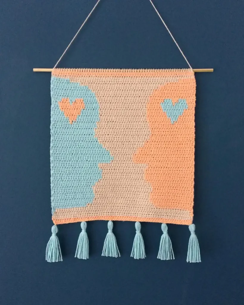 25 Crochet Wall Decor Ideas to Add Handmade Charm to Any Room smallhometours.com 22