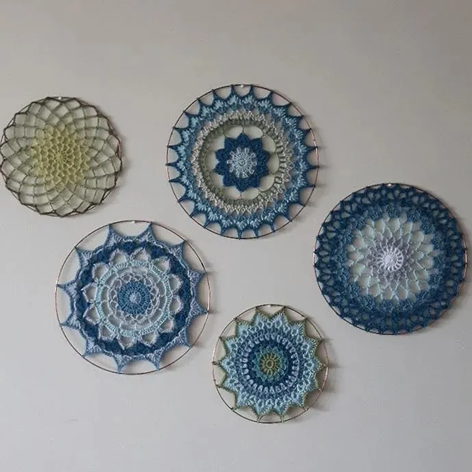 25 Crochet Wall Decor Ideas to Add Handmade Charm to Any Room smallhometours.com 24