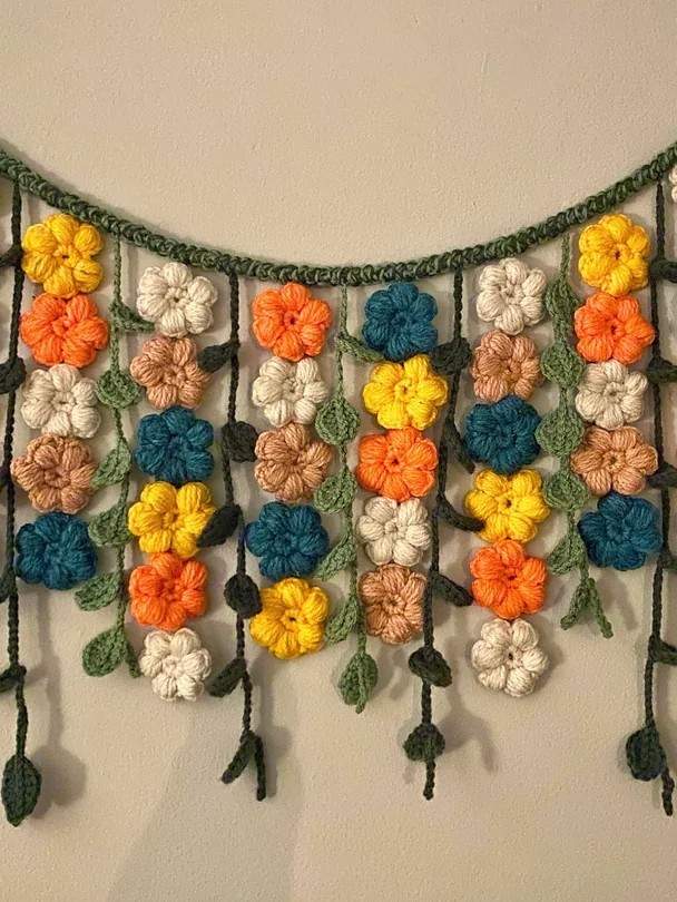 25 Crochet Wall Decor Ideas to Add Handmade Charm to Any Room smallhometours.com 6