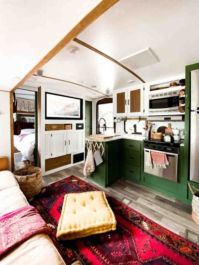 25 Small Camper Interior Ideas You Have to See Before Your Next Adventure smallhometours.com 2