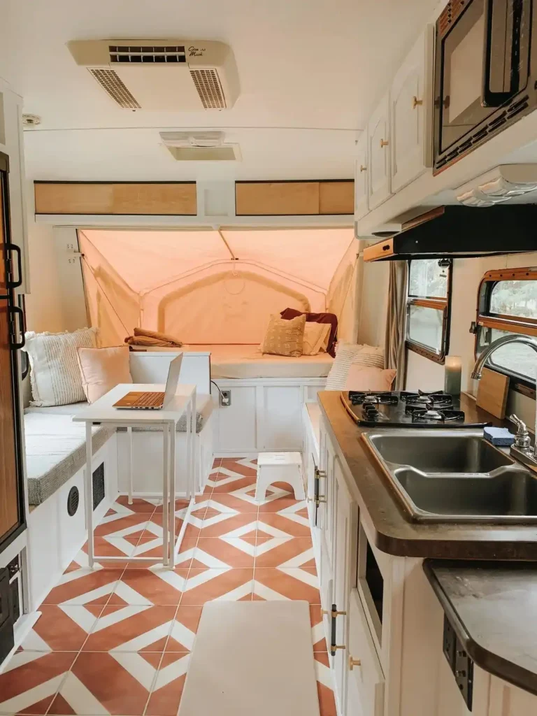 25 Small Camper Interior Ideas You Have to See Before Your Next Adventure smallhometours.com 3
