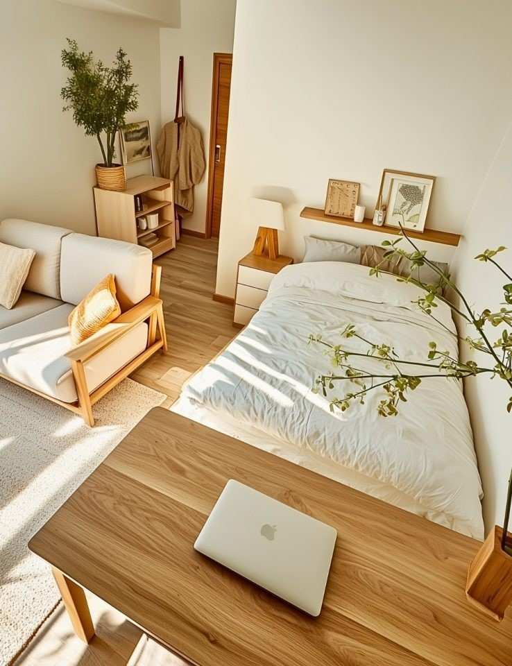 25 Studio Apartment Decorating Ideas for a Cozy and Stylish Home smallhometours.com 5