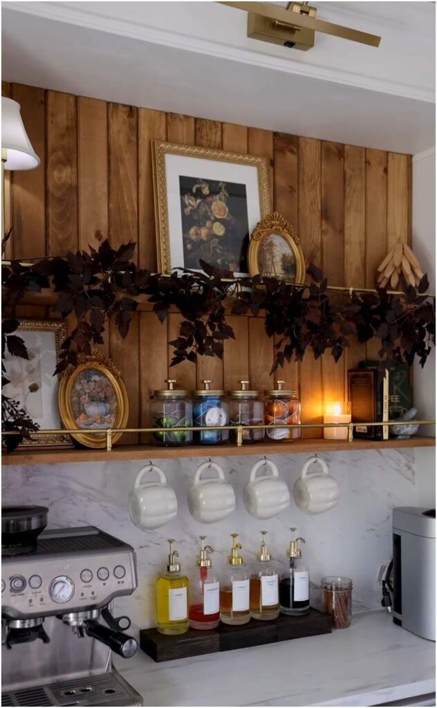32 Cozy Fall Coffee Station Ideas to Warm Up Your Home smallhometours.com 1