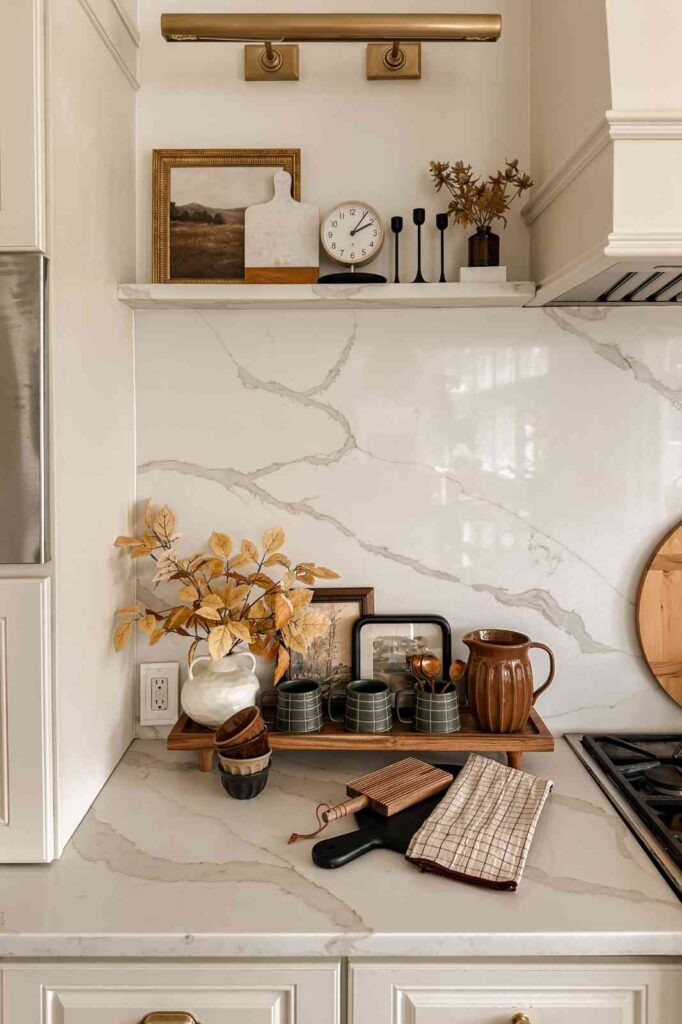32 Cozy Fall Coffee Station Ideas to Warm Up Your Home smallhometours.com 1