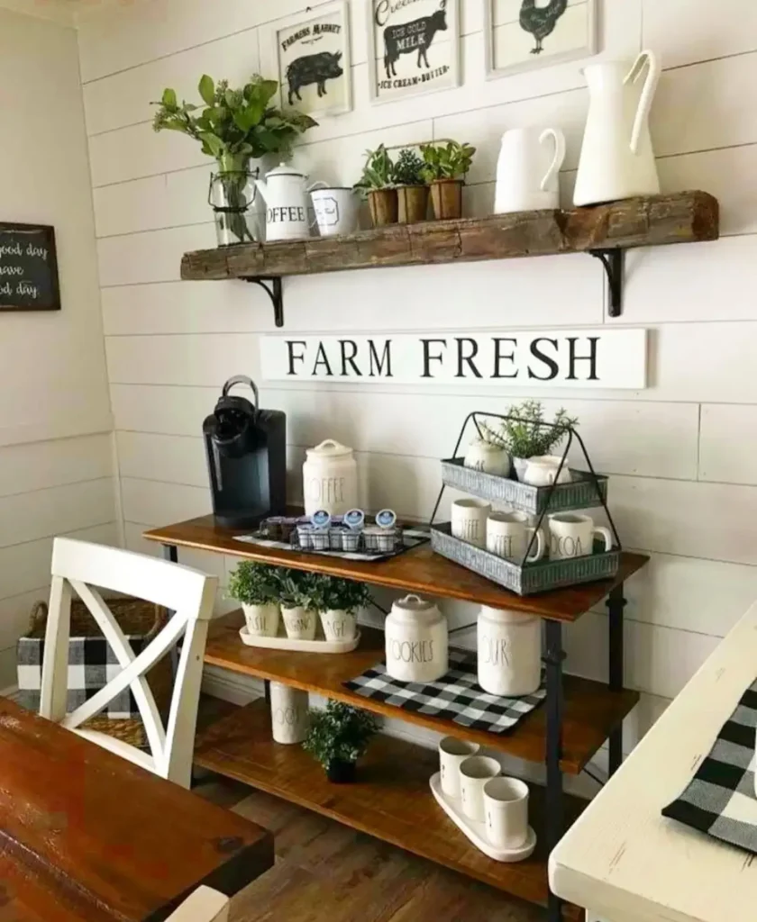 32 Cozy Fall Coffee Station Ideas to Warm Up Your Home smallhometours.com 11