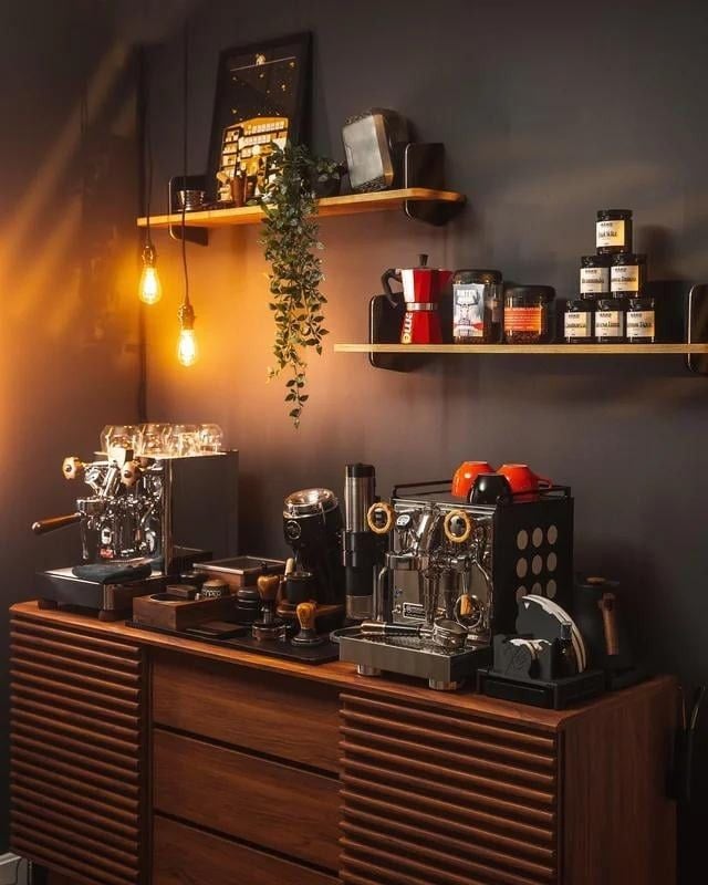 32 Cozy Fall Coffee Station Ideas to Warm Up Your Home smallhometours.com 13