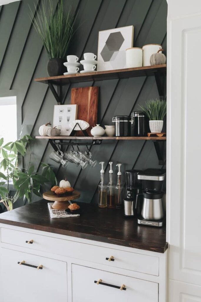 32 Cozy Fall Coffee Station Ideas to Warm Up Your Home smallhometours.com 17