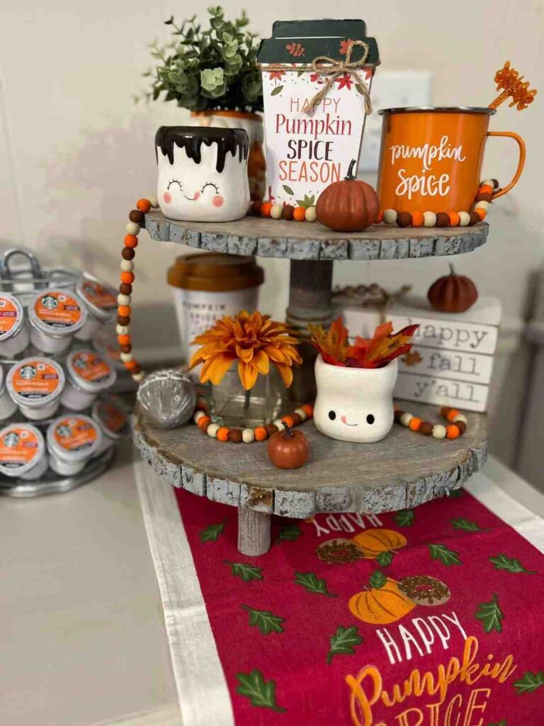 32 Cozy Fall Coffee Station Ideas to Warm Up Your Home smallhometours.com 9