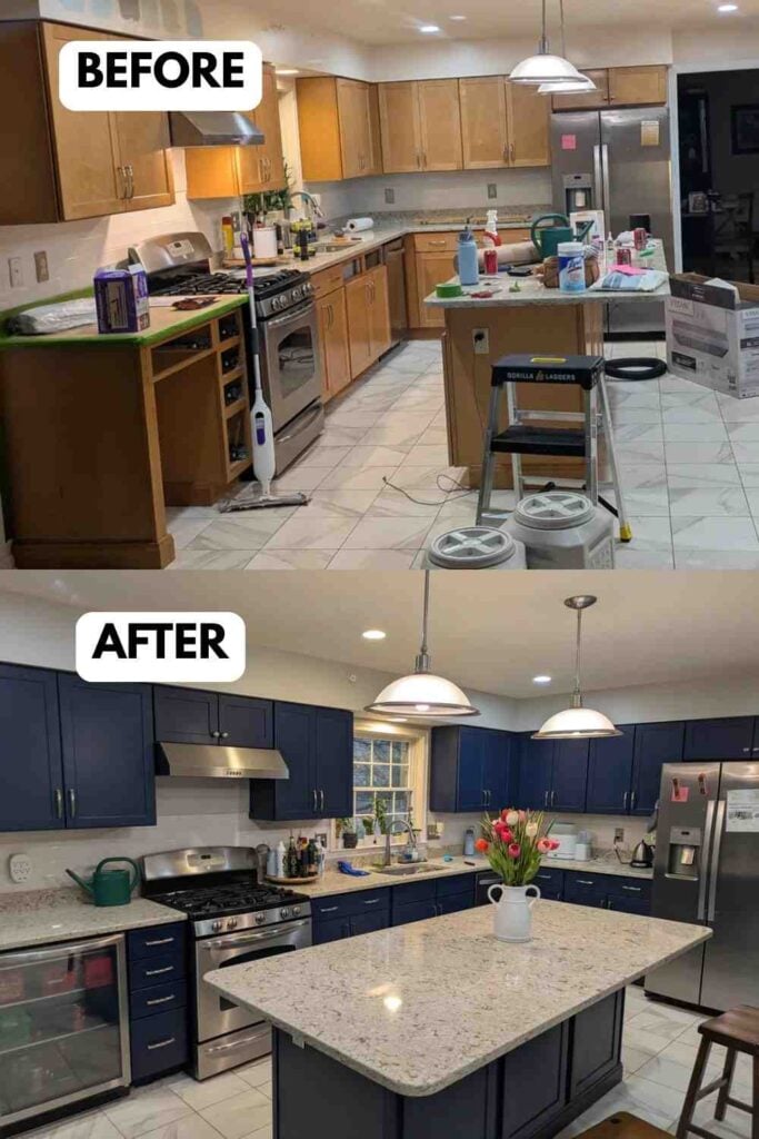 How to Paint Kitchen Cabinets A Step by Step Guide for a Stunning DIY Makeover smallhometours.com 3