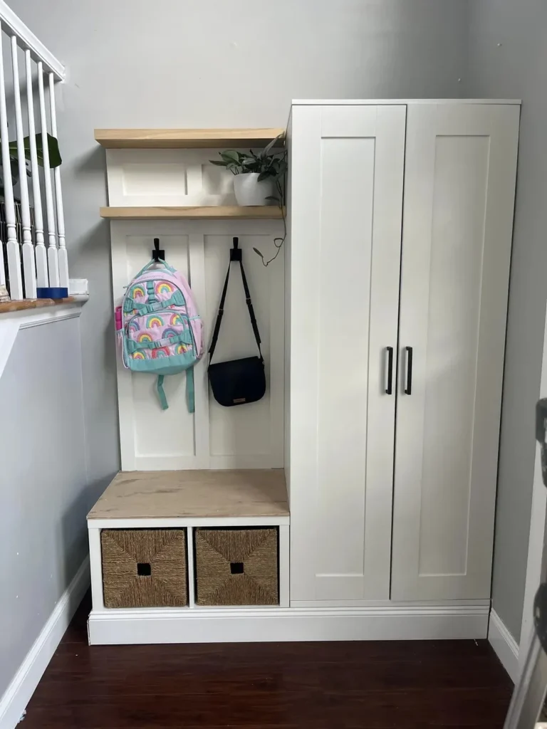 25 IKEA Mudroom Ideas for a Stylish and Organized Entryway smallhometours.com 6