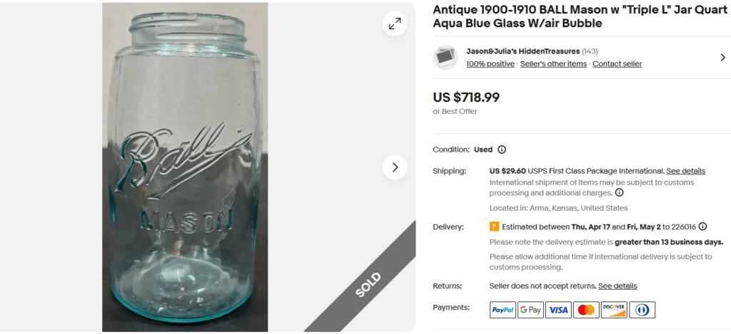 Old Mason Jars