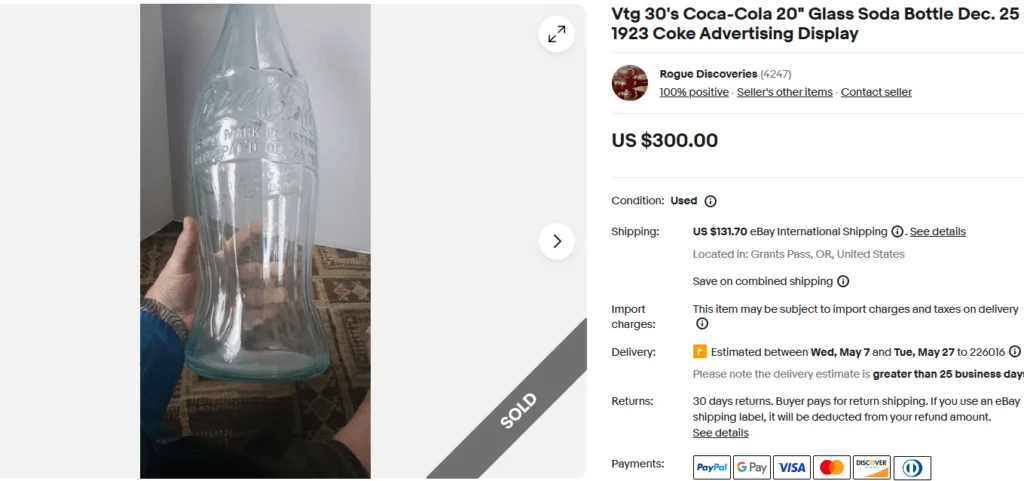 Vintage Soda Bottles