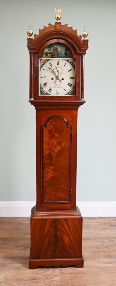 Victorian Grandfather Clock Long Case J Hardy Dorchester 1850